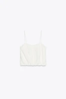 LINEN BALLOON TOP