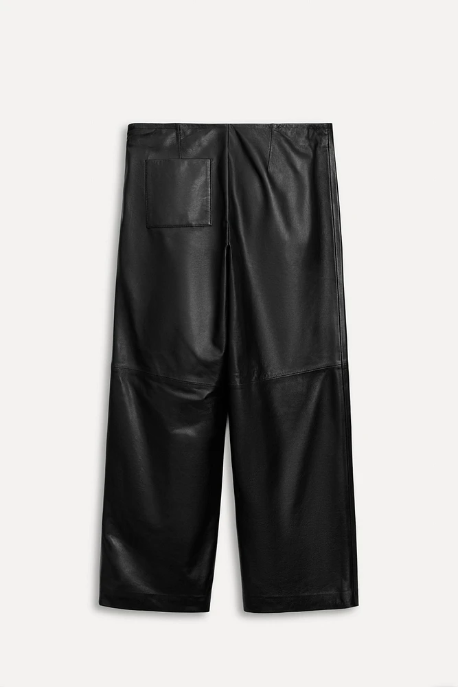 FRONT SEAM LEATHER PANTS 50TH ANNIVERSARY