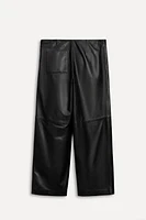 FRONT SEAM LEATHER PANTS 50TH ANNIVERSARY