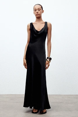 ZW COLLECTION SATIN LONG DRESS