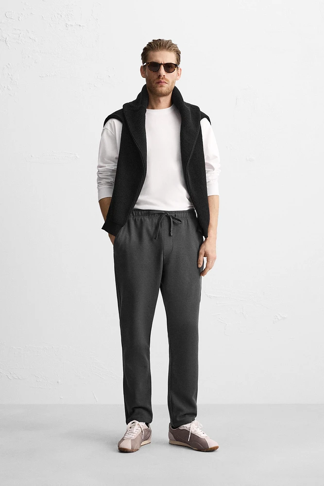 JOGGER WAIST STRETCH PANTS