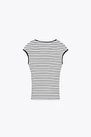 RIBBED T-SHIRT