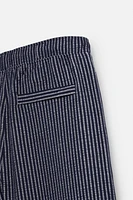 PANTALON RELAXED FIT SEERSUCKER