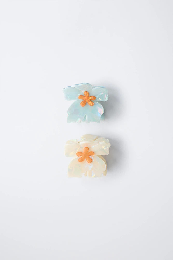 PACK DE DEUX PINCES FLEURS