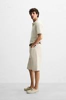 JACQUARD STRIPED POLO SHIRT