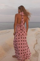 POLKA DOT MAXI DRESS