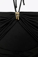 CUT OUT MIDI DRESS