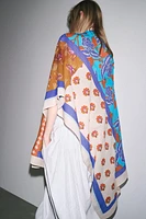 PRINTED COTTON SCARF