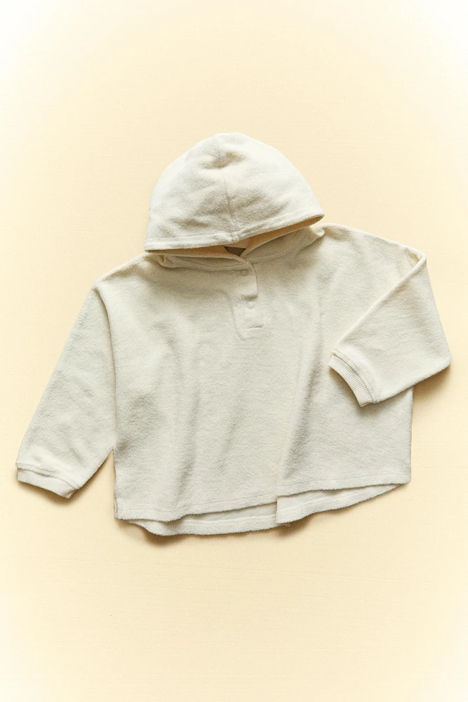 SWEAT ENFANT TISSU ÉPONGE COTON