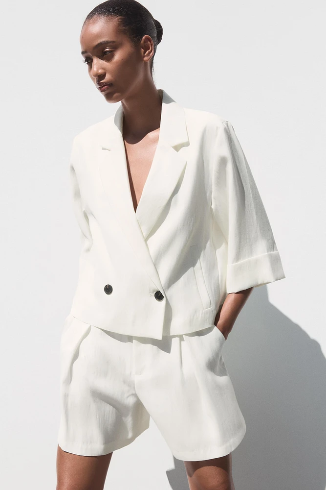 BLAZER COURTE CROISÉE