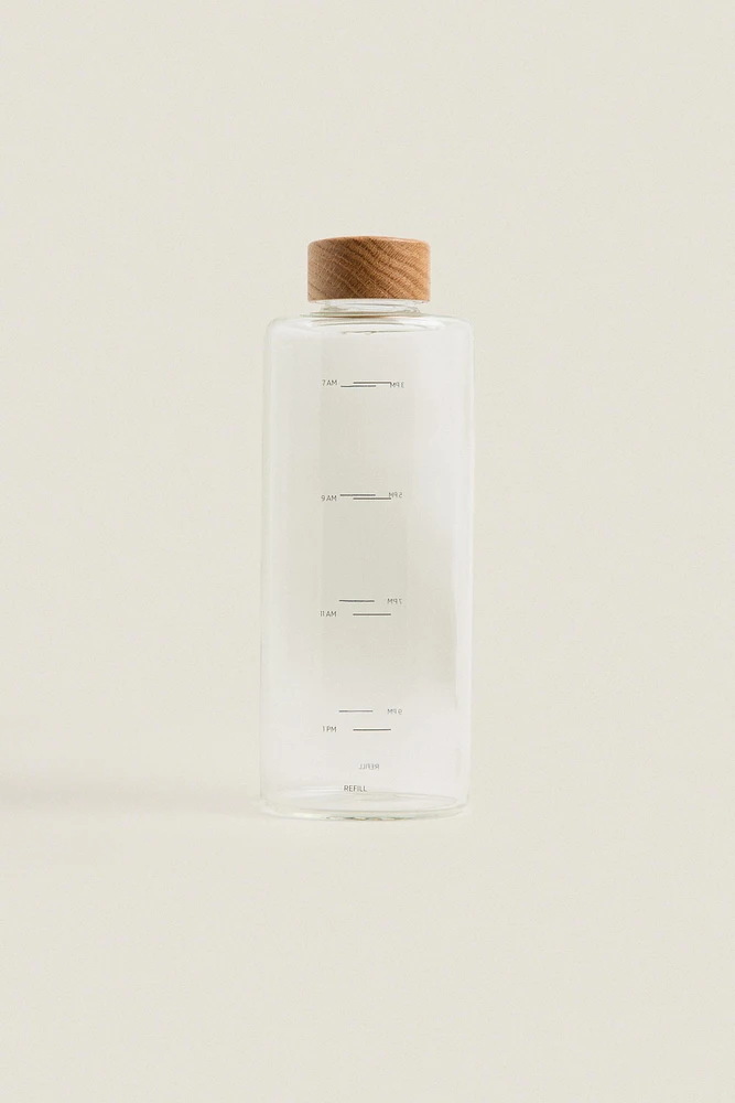 BOUTEILLE BOROSILICATE CHÊNE