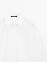 Chemise 100 % coton avec coutures