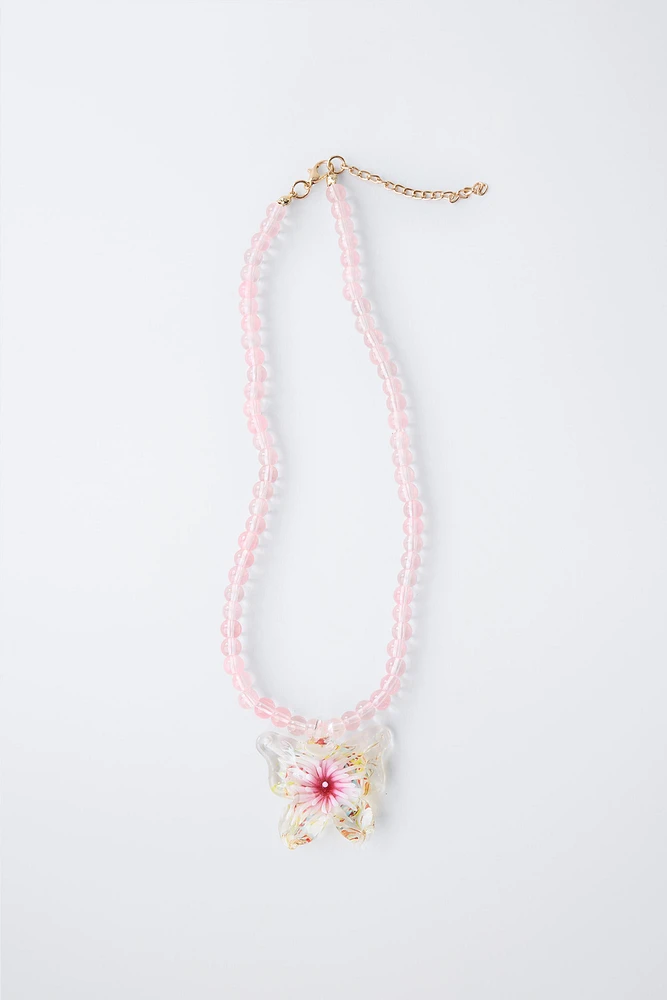COLLIER FANTAISIE PAPILLON
