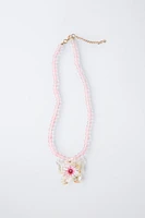 BUTTERFLY BEAD NECKLACE