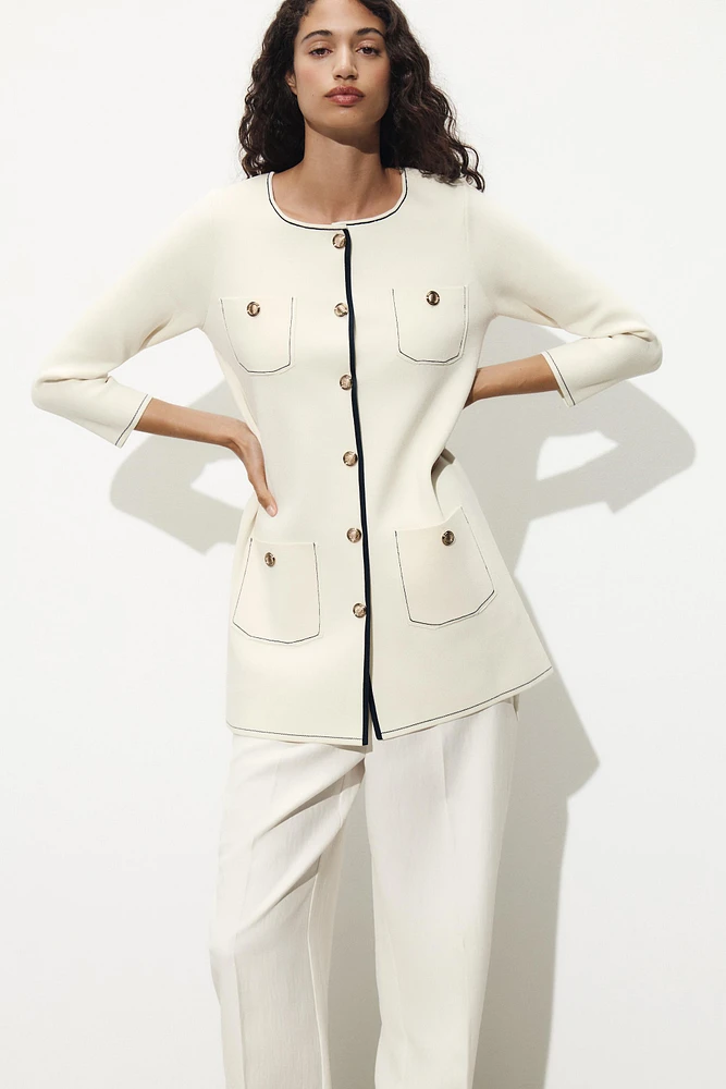 LONG KNIT JACKET