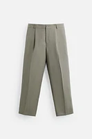 PANTALON DE COSTUME LYOCELL ET LIN