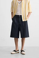 BERMUDA EN DENIM COUPE LARGE