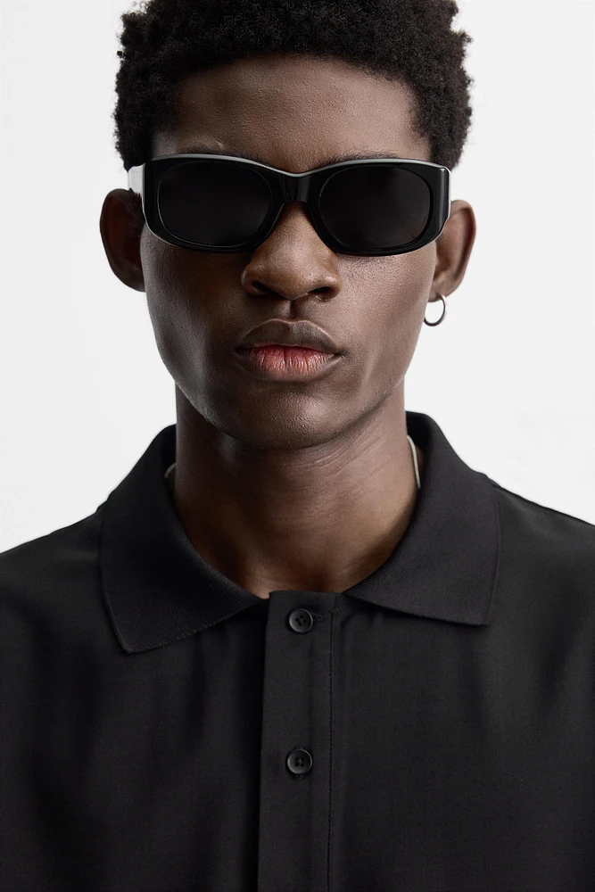 FLOWY POLO SHIRT