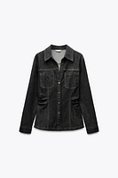 CHEMISE CINTRÉE EN DENIM