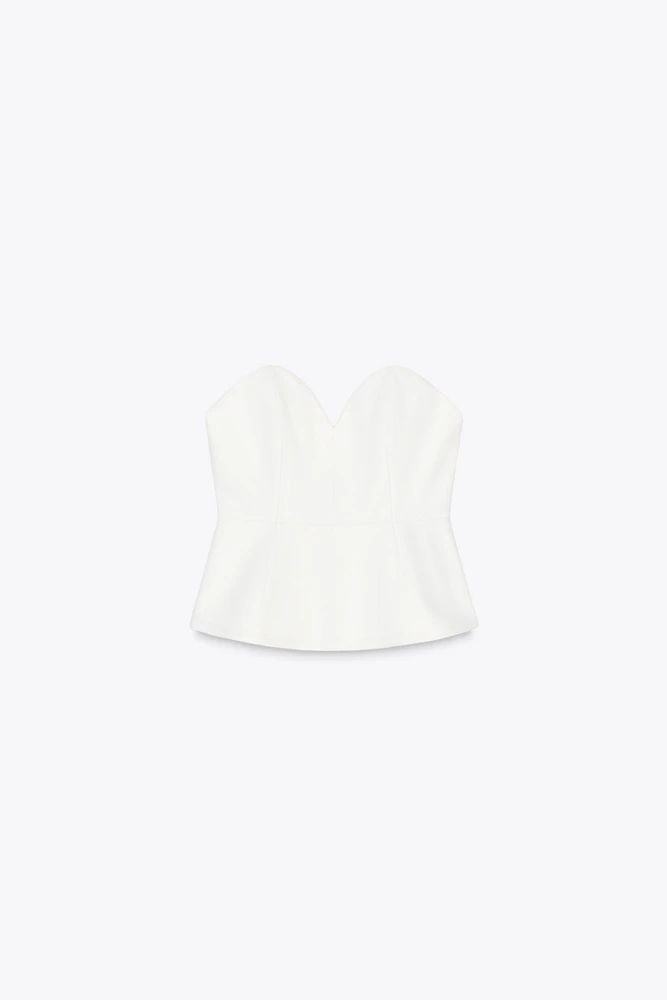 ZW COLLECTION DENIM BUSTIER