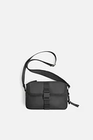 RUBBERIZED CROSSBODY BAG