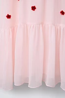 ROBE FLUIDE BIJOUX FLEURS