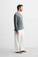 LINEN BLEND T-SHIRT