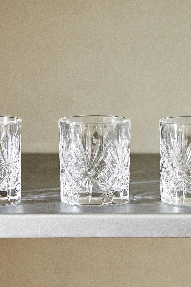 VERRE À SHOT TAILLÉ CRISTALLIN