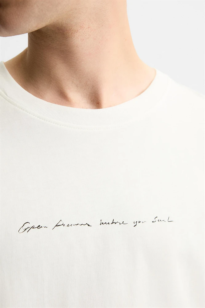 RAISED PATCH T-SHIRT