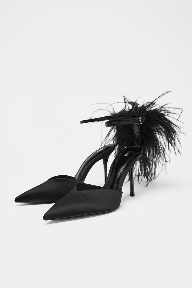 FEATHER FANTASY HEELS