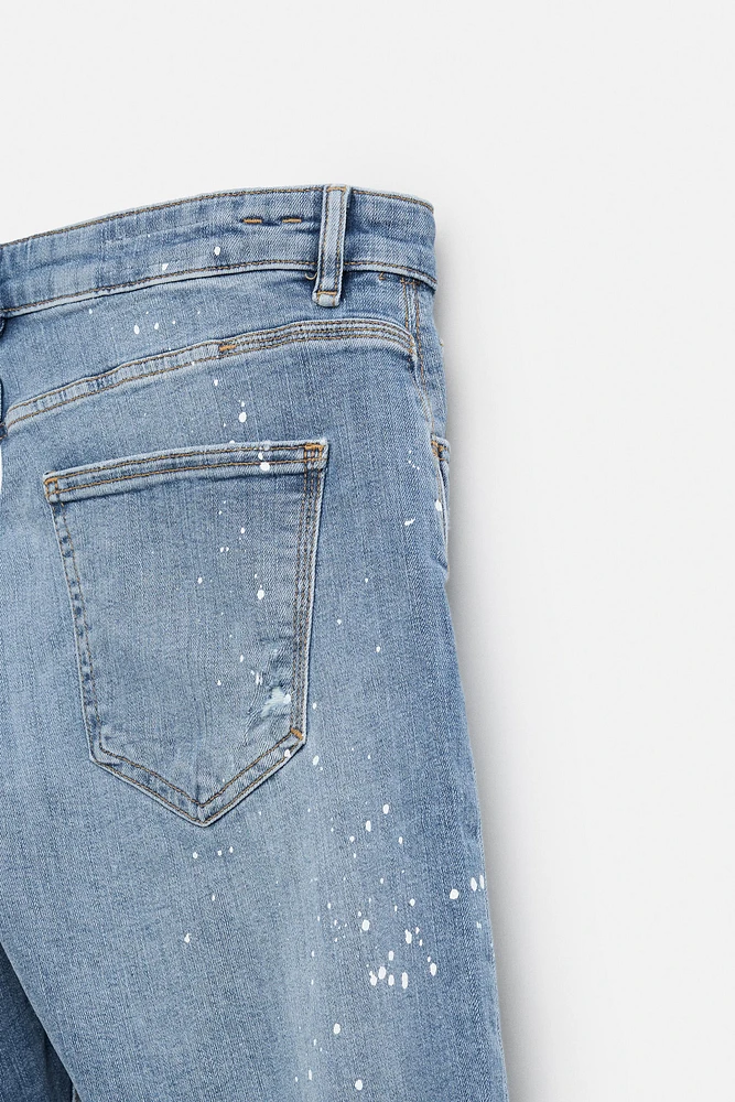 RIPPED SKINNY FIT JEANS