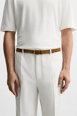 SPLIT LEATHER BELT