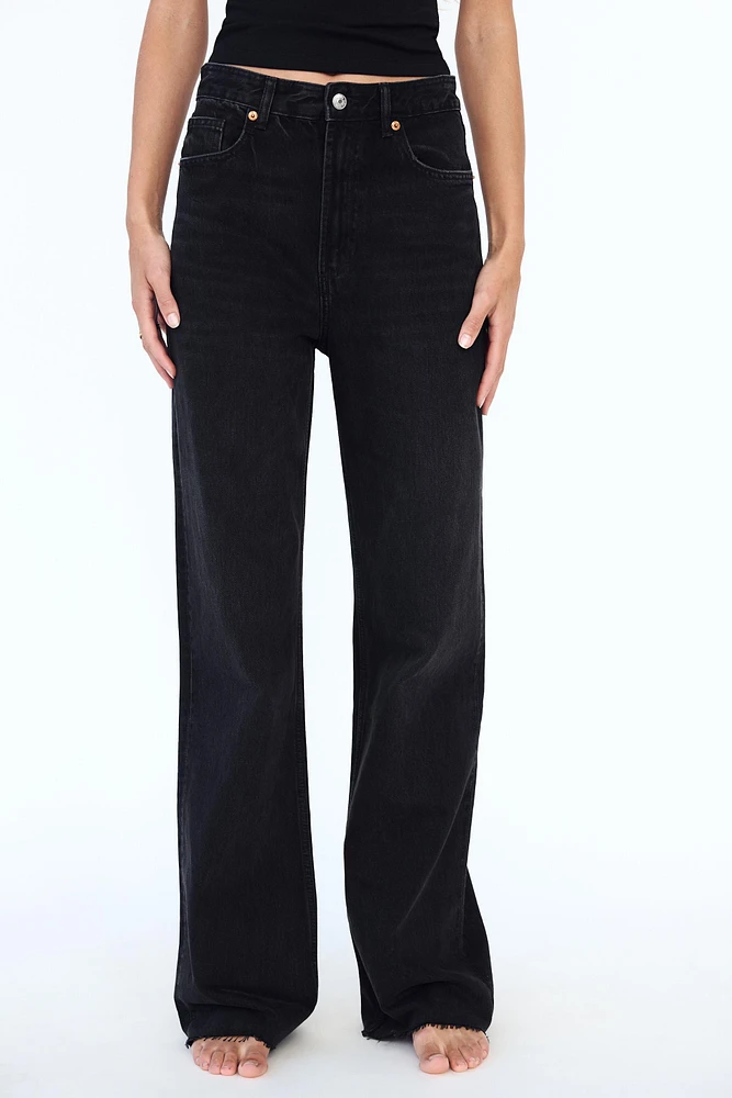 FULL LENGTH TRF HIGH RISE WIDE LEG JEANS