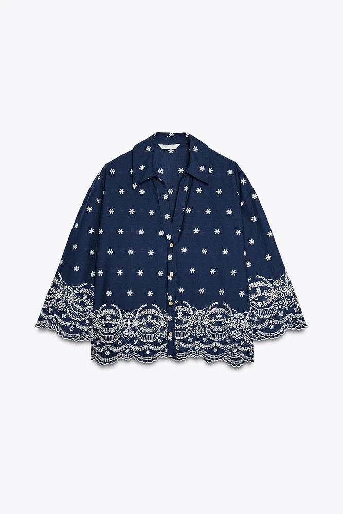 CHEMISE BRODÉE