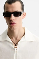 BOUCLÉ TEXTURE SHIRT