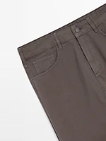 Faux jean léger relaxed fit