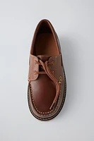LIMITED EDITION LEATHER BOAT SHOES