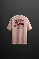 RELAXED FIT RUNNING PRINT T-SHIRT