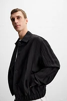 VESTE FLUIDE EFFET FROISSÉ