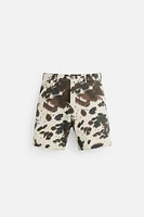 ANIMAL PRINT SHORTS