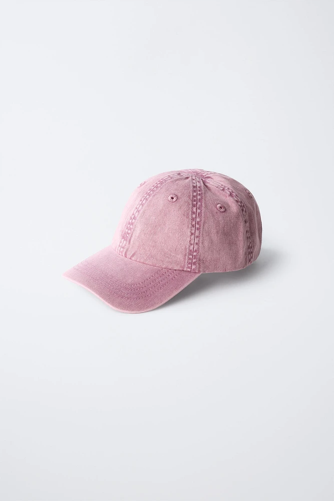 CASQUETTE EFFET DÉLAVÉ