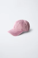 CASQUETTE EFFET DÉLAVÉ