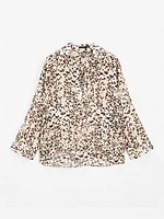 Blouse oversize imprimé animal
