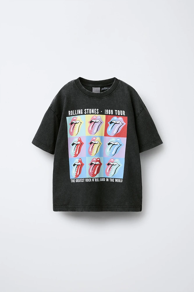 ROLLING STONES © WASHED EFFECT T-SHIRT