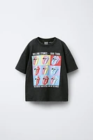 T-SHIRT EFFET DÉLAVÉ ROLLING STONES ©