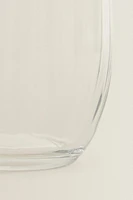 BOHEMIA CRYSTAL TUMBLER WITH LINES