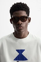 GEOMETRIC PATCH T-SHIRT