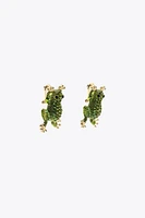 SPARKLY FROG EARRINGS