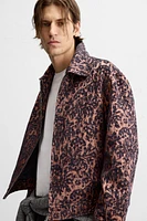 FLORAL JACQUARD JACKET