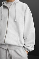 SWEAT À CAPUCHE ET ZIP